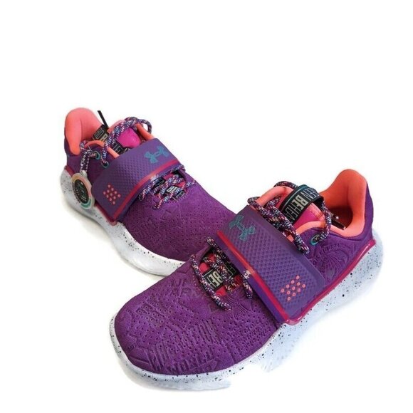 Under Armour Sz M5.5 W7 Flow FUTR X Basketball Shoes Black History 3025344-500 - Picture 4 of 8